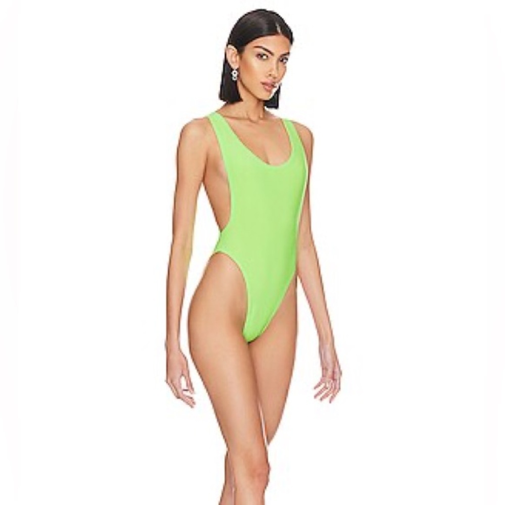 Reversible Marissa One Piece in Neon Green & Sos
NORMA KAMALI - size M - NWT